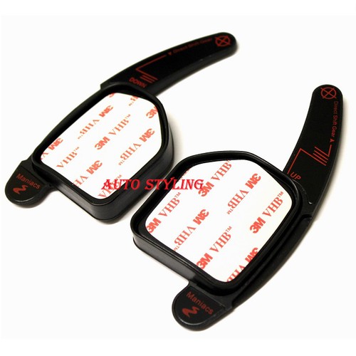 Black paddle shift extensions - black,