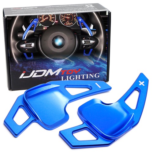Blue steering wheel paddle - steering,