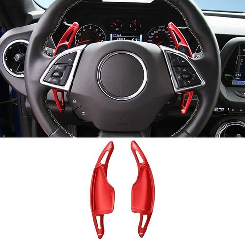 Red steering wheel paddle - red,