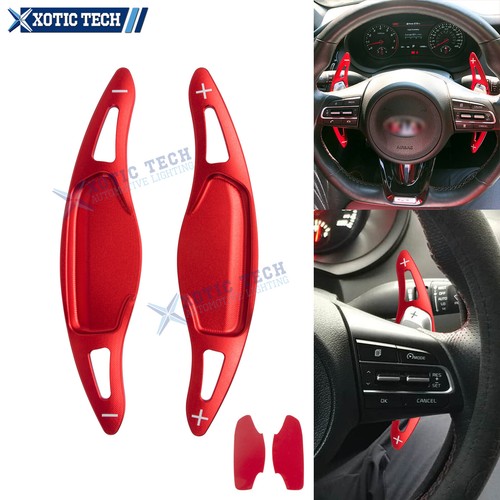 2pcs red steering wheel shift - steering,