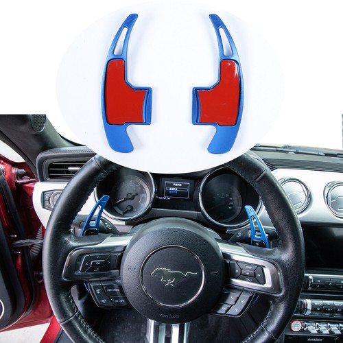 Blue steering wheel - wheel, shift
