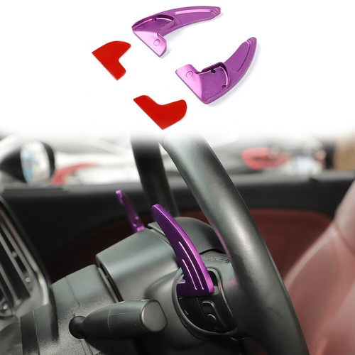 Purple steering wheel paddle - wheel,