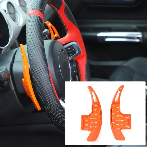 Orange steering wheel shift - wheel,