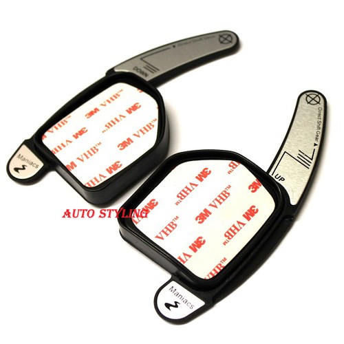 Silver paddle shift extensions - paddle,