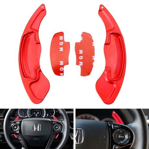 Red aluminum steering - red,