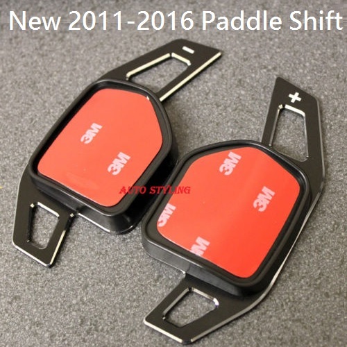 Alu black paddle shift - black,