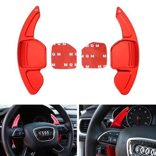 Red steering wheel paddle - red,