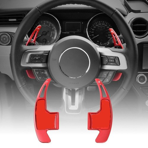 Red steering wheel shift - red,
